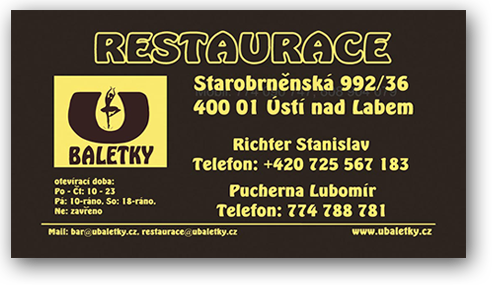 Vizitka restaurace